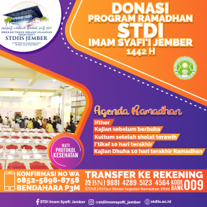 Read more about the article Program Ramadhan STDI Imam Syafi’i Jember 1442 H