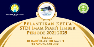 Read more about the article Pelantikan Ketua STDI Imam Syafi’i Jember Periode 2021 – 2025