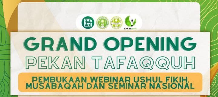You are currently viewing GRAND OPENING PEKAN TAFAQQUH 2021