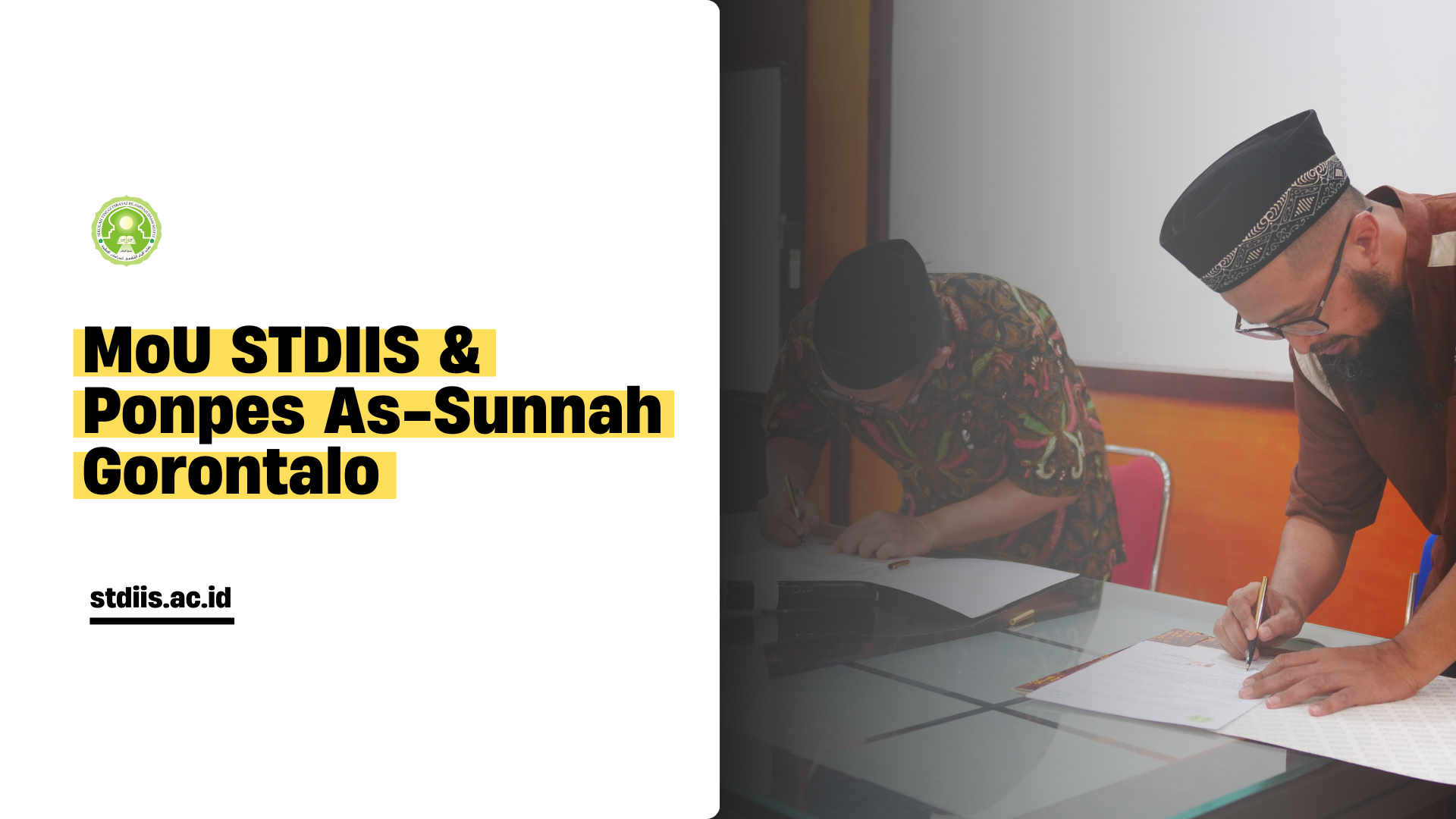 You are currently viewing STDIIS dan Ponpes As-Sunnah Gorontalo Menandatangani Nota Kesepahaman untuk Kolaborasi Pendidikan