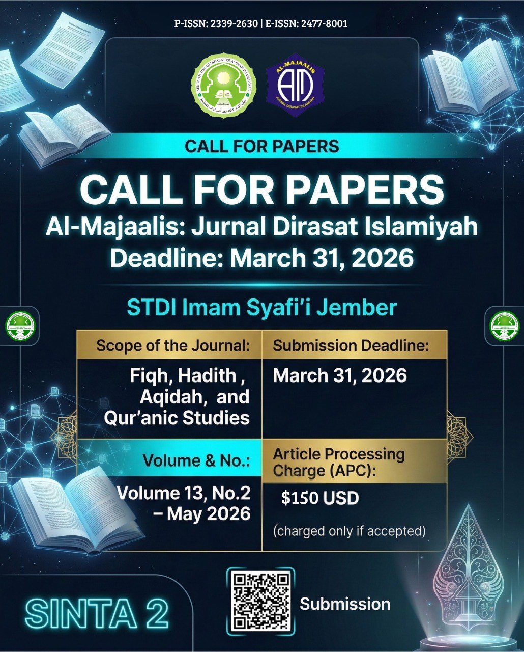 Read more about the article CALL FOR PAPERS Al-Majaalis: Jurnal Dirasat Islamiyah