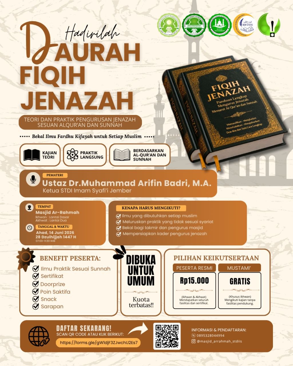 You are currently viewing Pendaftaran Daurah Fikih Jenazah